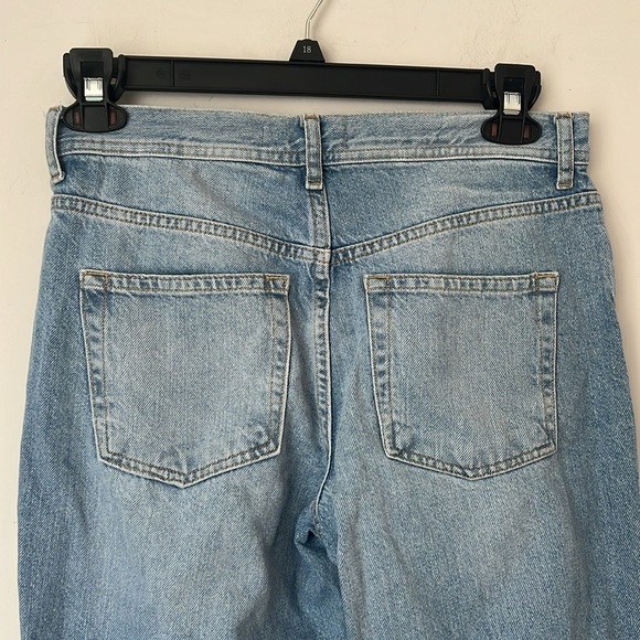 We The Free Womens Light Wash Distressed Cut Off 5 Pocket Denim Blue Jeans 27 ♦️ - Picture 6 of 9